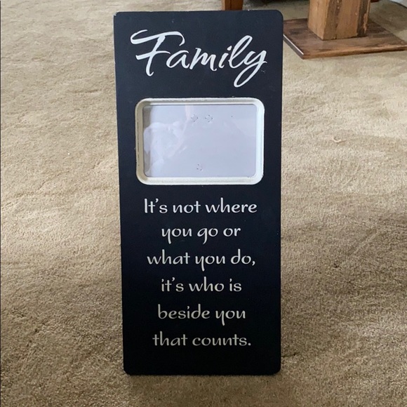 Accents Family Quote Picture Frame Poshmark